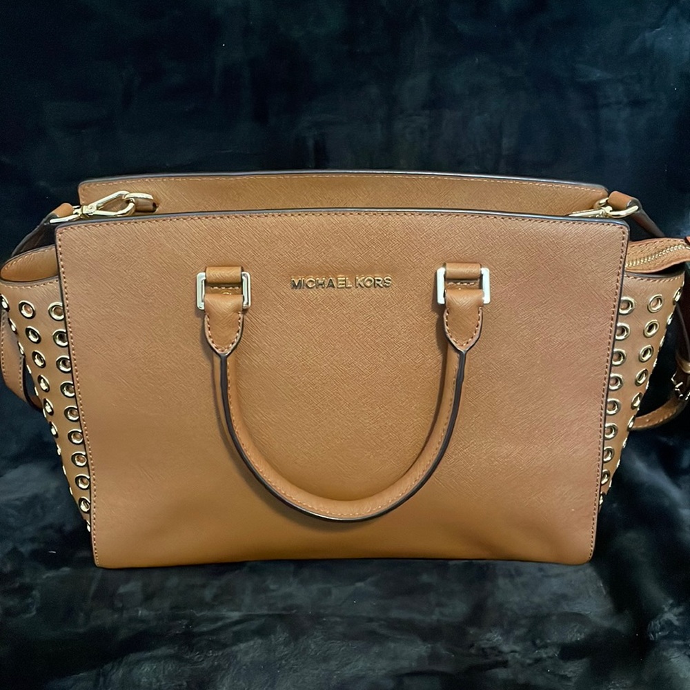 Michael Kors Camel Satchel